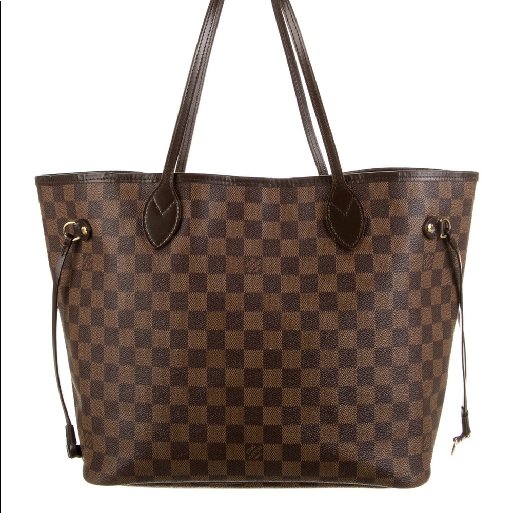 Authentic Louis Vuitton damper ebene neverfull MM